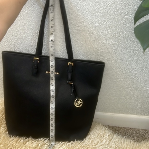 MICHAEL KORS Sullivan Black Saffiano Leather Tote Shoulder Satchel Handb… - Picture 5 of 16